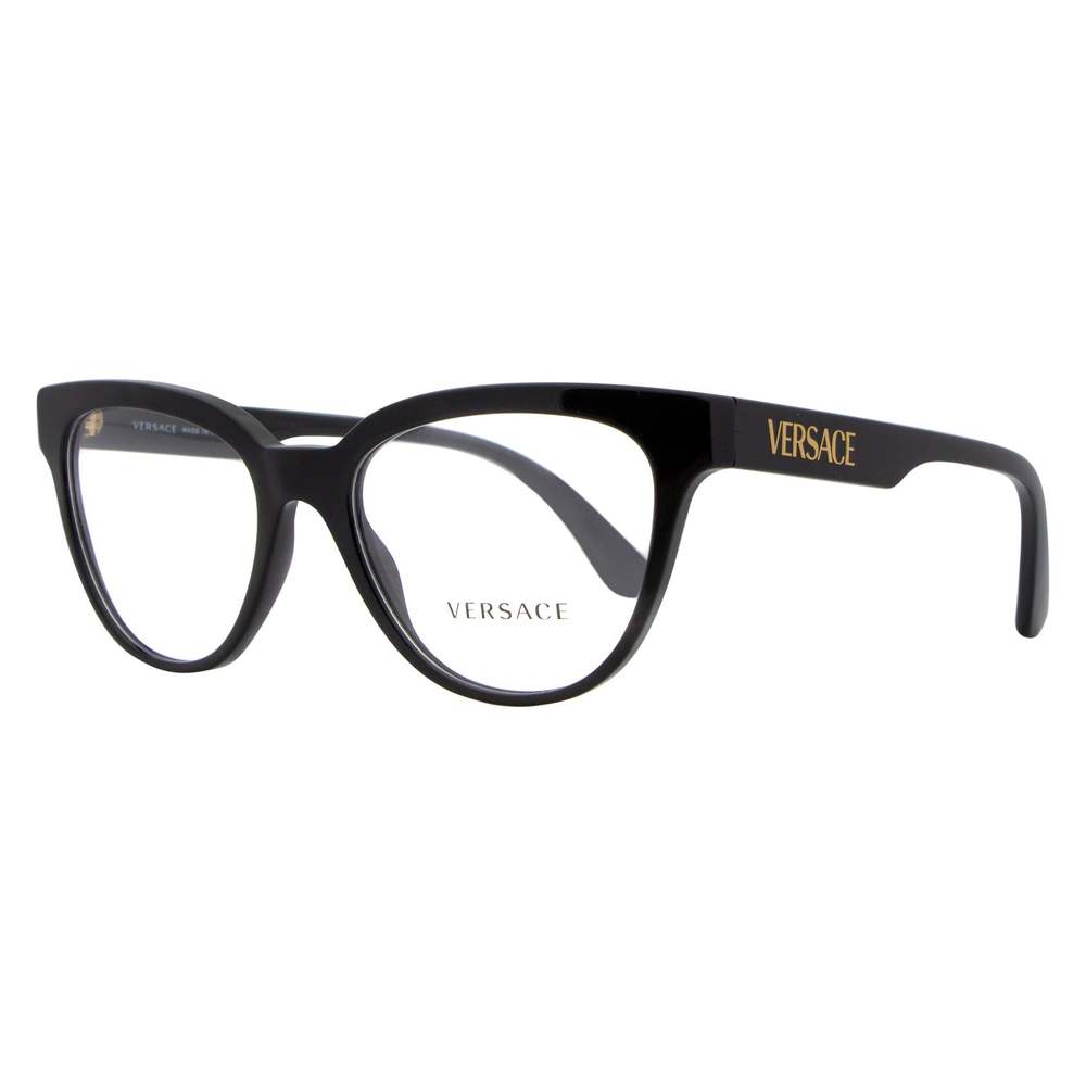 Versace Cateye Eyeglasses VE3315 GB1 Black 54mm 3315